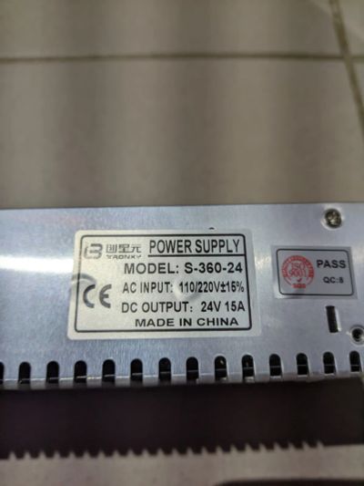 Лот: 25890197. Фото: 1. блок питания tronxy 360-24. Зарядные устройства, блоки питания для бытовой техники