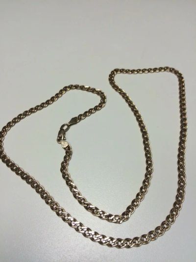 Лот: 7368801. Фото: 1. Цепь, проба - 585, длина - 51... Цепочки