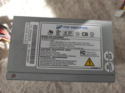 Лот: 17359234. Фото: 1. Блок питания FSP atx-400pn. Корпуса, блоки питания