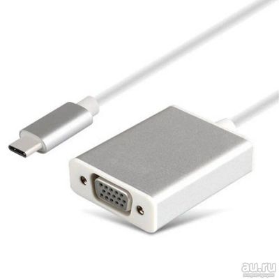 Лот: 13205516. Фото: 1. Multiport USB 3.1 Type-C to VGA... Шлейфы, кабели, переходники