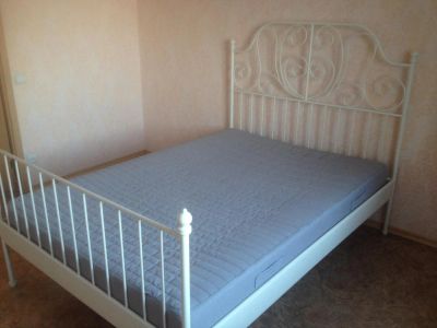 Лот: 11054369. Фото: 1. Кровать IKEA leirvik (ИКЕА лейрвик... Кровати