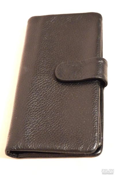 Лот: 5241451. Фото: 1. Кошелек кожаный черный!!!!. Бумажники, кошельки, портмоне