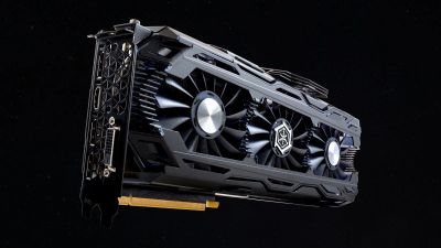 Лот: 15670699. Фото: 1. GTX-1070 ti ichill x4. Видеокарты