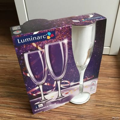 Лот: 17128441. Фото: 1. Бокалы д/шампанского Luminarc... Кружки, стаканы, бокалы