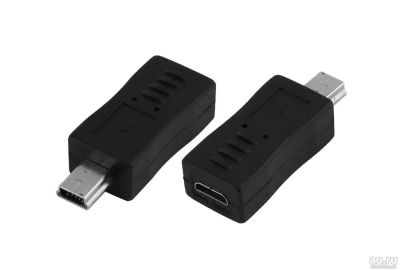 Лот: 8180097. Фото: 1. Переходник micro USB на mini USB... Другое (комплектующие)