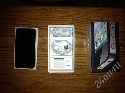 Лот: 1145554. Фото: 1. apple iphone 4 4g 16gb,как новый... Смартфоны