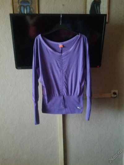 Лот: 5897873. Фото: 1. Блуза оригинальная PUMA 46-48. Блузы, рубашки, водолазки