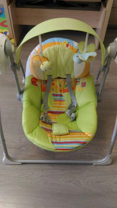 Лот: 8304500. Фото: 1. CAM Шезлонг-люлька качеля. Ходунки, прыгунки, качели