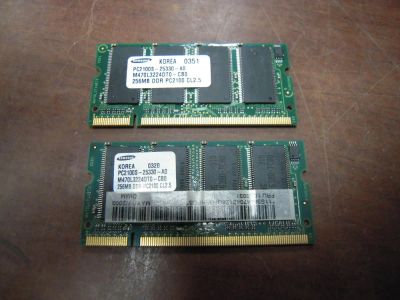Лот: 8298698. Фото: 1. Память оперативная DDR1 So-dimm... Оперативная память