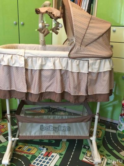 Лот: 10050444. Фото: 1. Люлька кроватка колыбель детская. Детские кровати и кроватки