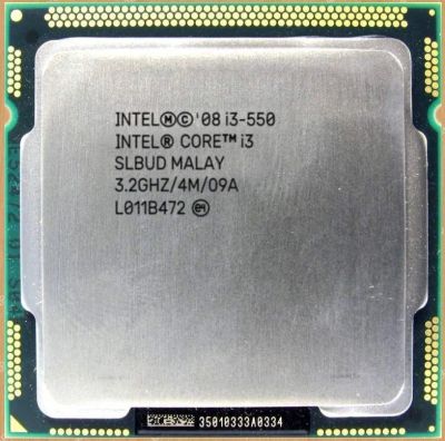 Лот: 21255278. Фото: 1. Процессор Intel Core i3 550. Процессоры