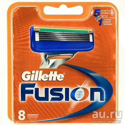 Лот: 11380944. Фото: 1. Gillette Fusion Кассеты для станков... Уход за лицом