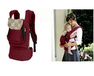 Лот: 14280329. Фото: 1. Эрго-рюкзак бордовый. Слинги, эрго рюкзаки, переноски