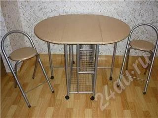 Лот: 298271. Фото: 1. Стол с двумя стульями. Гостиные, стенки, горки