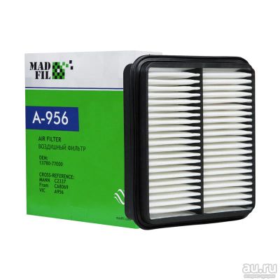 Лот: 12497234. Фото: 1. MADFIL A-956 (A956, C2697, 13780-77E00... Расходные материалы