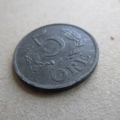 Лот: 20869368. Фото: 1. Монета 5 пять эре оре эри ере... Европа