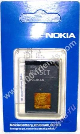 Лот: 1810471. Фото: 1. Аккумулятор оригинал Nokia BL-5CT... Аккумуляторы