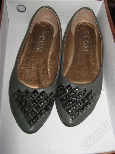 Лот: 629347. Фото: 1. Балетки серого цвета. Балетки