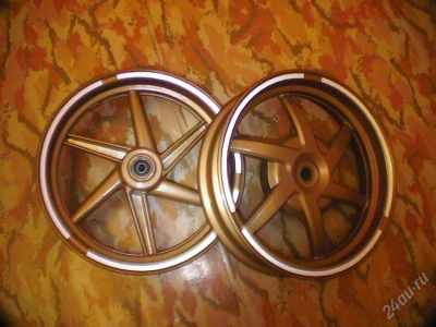 Лот: 1975222. Фото: 1. Задний диск на Honda Dio 35zx. Мотороллеры, мопеды