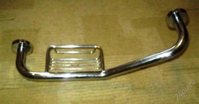 Лот: 2436443. Фото: 1. Поручень с мыльницей в ванну... Мебель для ванной комнаты