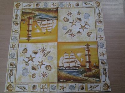 Лот: 9767350. Фото: 1. Салфетка для декупажа "Морская... Декупаж