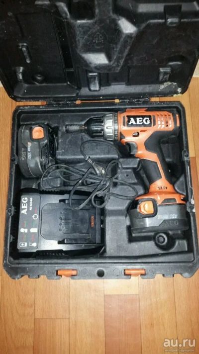 Лот: 9524573. Фото: 1. Шуруповерт AEG 12в. Электроинструмент