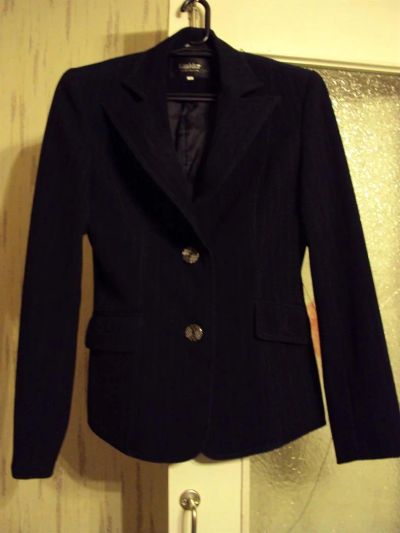 Лот: 3391021. Фото: 1. Костюм темно синий тройка: пиджак... Костюмы