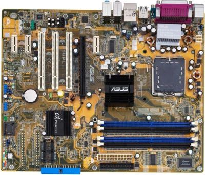 Лот: 4968442. Фото: 1. материнская плата asus P5GD1 pro... Материнские платы