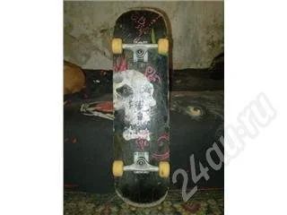 Лот: 450343. Фото: 1. Скейтборд б/у Отдам за 50р. Роликовые коньки, скейтборды, самокаты