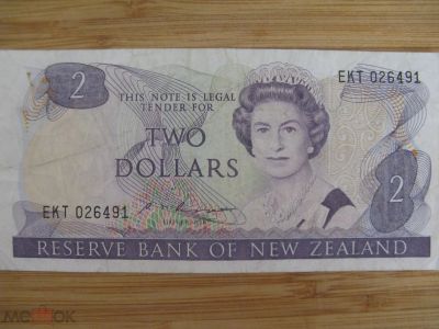 Лот: 20910235. Фото: 1. Новая Зеландия 2 доллара 1981... Австралия и Океания
