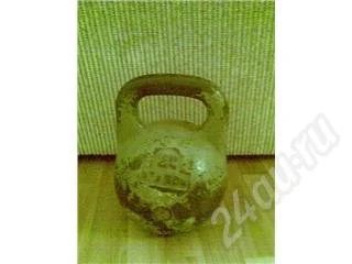Лот: 606027. Фото: 1. продам Гирю 24 кг. Штанги, блины