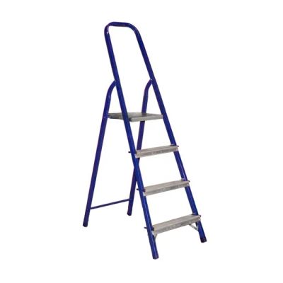 Лот: 6303977. Фото: 1. Стремянка стальная 4 ступени Алюмет... Стремянки, подмости, строительные леса