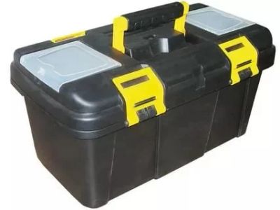 Лот: 19924153. Фото: 1. Ящик для инструмента пластиковый... Кейсы, сумки для инструмента
