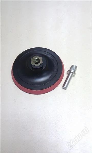 Лот: 1423995. Фото: 1. шлиф круг резиновый с липучкой... Расходные материалы, сменные насадки