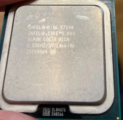 Лот: 19075144. Фото: 1. процессор Intel Core 2 Duo E 7200. Процессоры