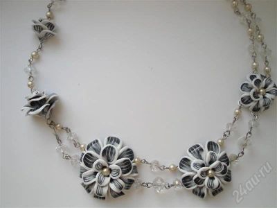 Лот: 640834. Фото: 1. Изделия из полимерной глины,колье... Колье