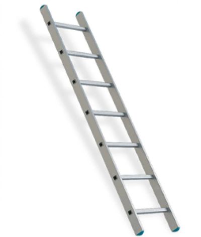 Лот: 3863039. Фото: 1. Лестница приставная алюминиевая... Стремянки, подмости, строительные леса