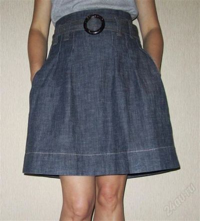 Лот: 1171960. Фото: 1. Симпатичная джинсовая юбочка... Юбки