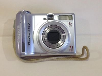 Лот: 7029275. Фото: 1. Фотоаппарат Canon Powershot A550... Цифровые компактные