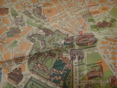 Лот: 2241753. Фото: 1. Карта , Рим (центр и метро), для... Другое (хобби, туризм, спорт)