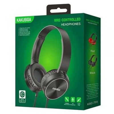 Лот: 25795693. Фото: 1. ГАРНИТУРА KAKUSIGA KSC-703 Black. Наушники, гарнитуры