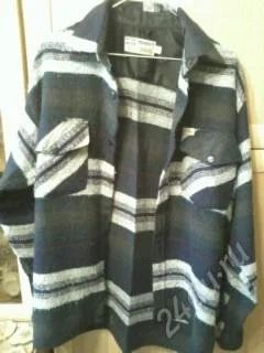 Лот: 2633137. Фото: 1. Рубашка теплая мужская 2. Рубашки, водолазки