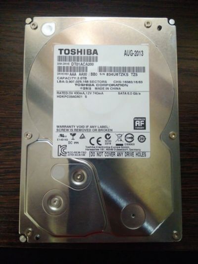 Лот: 14761285. Фото: 1. Жесткий диск (HDD) / 3.5 / Sata... Жёсткие диски