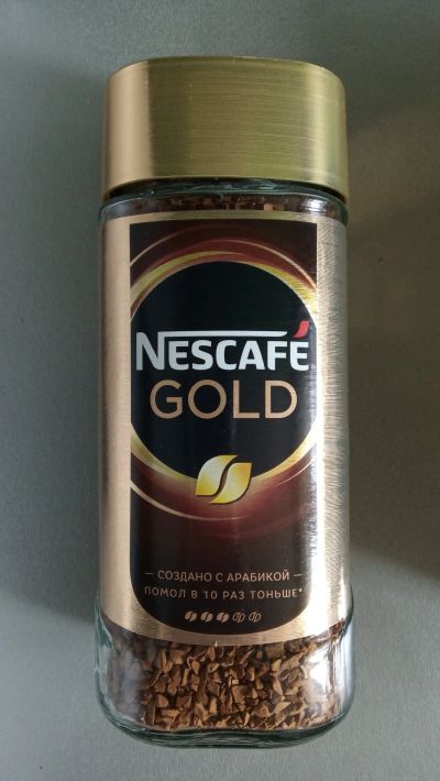 Лот: 15804491. Фото: 1. Кофе Nescafe Gold. Чай, кофе, какао