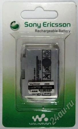 Лот: 1706590. Фото: 1. Аккумулятор Sony Ericsson BST-27... Аккумуляторы