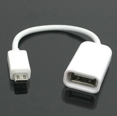 Лот: 6113642. Фото: 1. OTG Кабель USB AF - MicroBM 13см... Дата-кабели, переходники