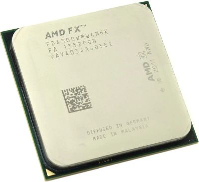 Лот: 7469395. Фото: 1. Процессор AMD FX-4300 (FD4300W... Процессоры