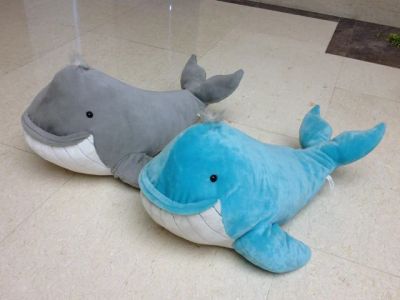 Лот: 5764908. Фото: 1. Кит Веселый голубой/серый 3geb-4gre-p1556-s18. Мягкие