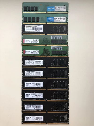 Лот: 20405744. Фото: 1. DIMM DDR4 4Gb разных производителей. Оперативная память