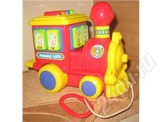 Лот: 37727. Фото: 1. Каталка " Паровозик с животными... Красноярск